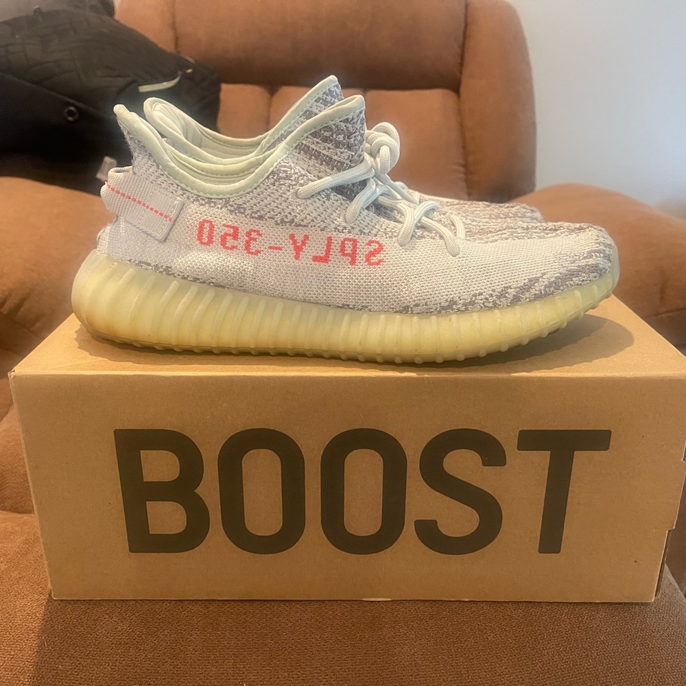 Adidas Gray and Cream Sneakers with Primeknit Upper